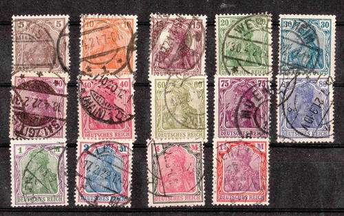 Deutsches Reich Mi 140-53 Used