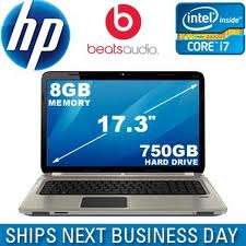 HP DV7T 5000- CORE i7, 8G RAM, 750G HDD, RADEON 6570 1G,BLU-RAY,17".WORTH R13000!ACT FAST!