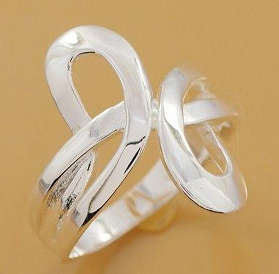 Attractive Imported Woven Ring with 925 Marking (Size 8 or 9)