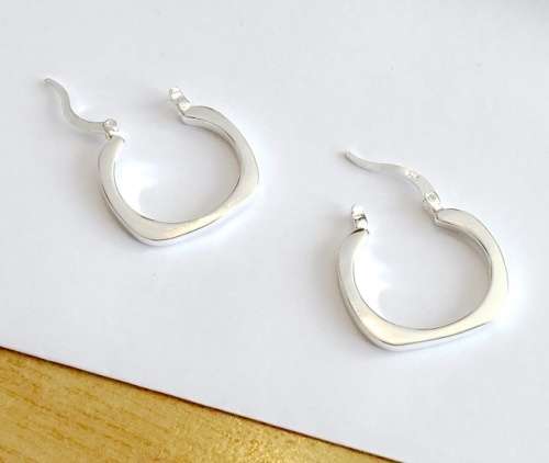 Petite Yet Sexy 925 Sterling Silver Imported(with 925 Marking) Filled Earrings