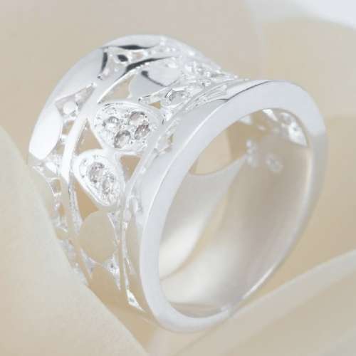 Eye Catching 925 Sterling Silver Ring Imported Filled Jewelry