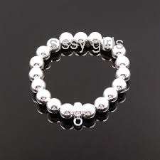 Gorgeous 925 Sterling Silver Pearl Bracelet 10mm Imported Filled Jewelry