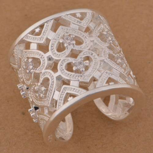 SEXY AND SASSY 925 STERLING SILVER IMPORTED FILLED RING