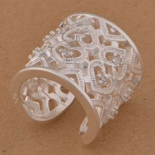 SEXY AND SASSY 925 STERLING SILVER IMPORTED FILLED RING