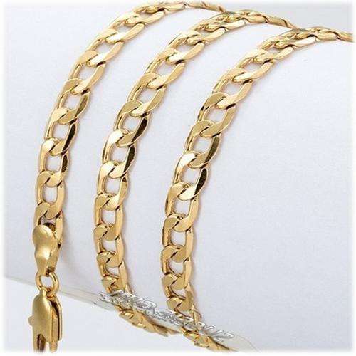 SUPER-B 8mm 18CT  Yellow  Gold  Unisex  Imported  Filled  Neckless / Chain