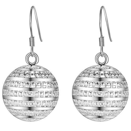 Stylish 925 Sterling Silver Imported Necklace and Earring Set