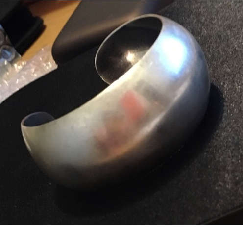 Genuine 30mm Solid 925 Sterling (Mexico) Silver Imported Bangle