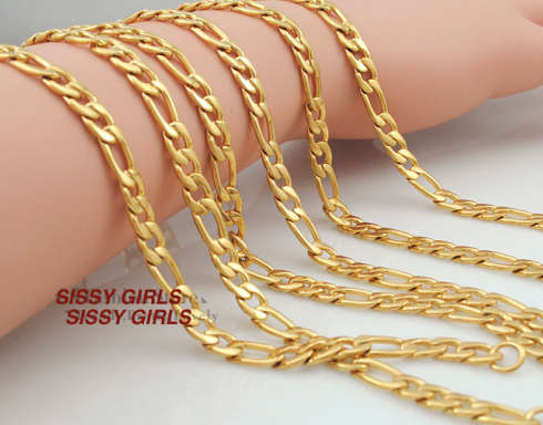 QUALITY Imported 18ct Yellow Gold Filled Imported Unisex Neck Chain