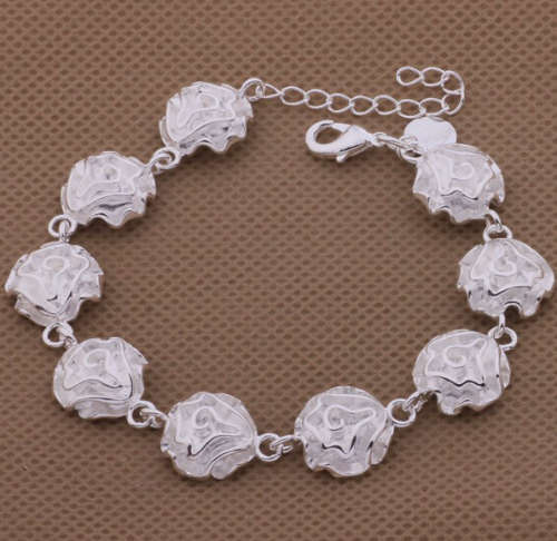 Dazzling Imported Rose Bracelet with 925 Marking