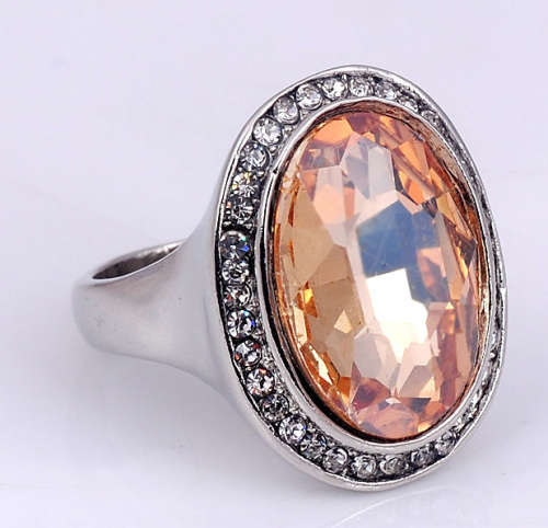Trendy & Sexy Cr Citrine n 925 Sterling Silver Ring imported Filled Jewelry