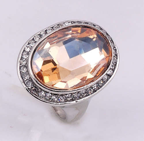 Trendy & Sexy Cr Citrine n 925 Sterling Silver Ring imported Filled Jewelry