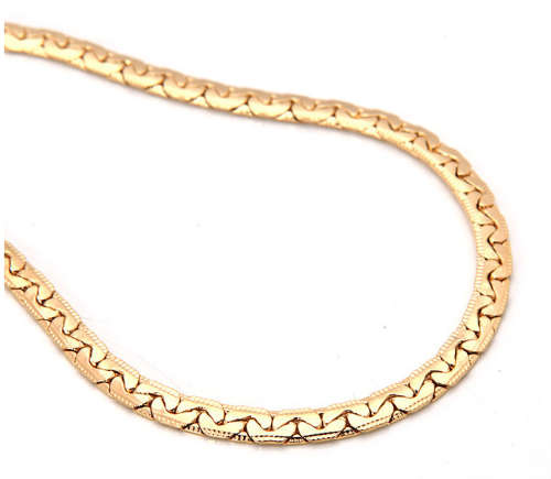 Classy 4mm 18ct Yellow Gold Filled Unisex Imported Bracelet