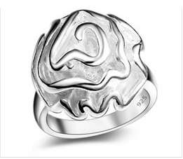 Eye Catching 925 Sterling Silver Rose Ring Imported Filled