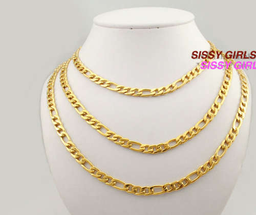 QUALITY Imported 18ct Yellow Gold Filled Imported Unisex Neck Chain