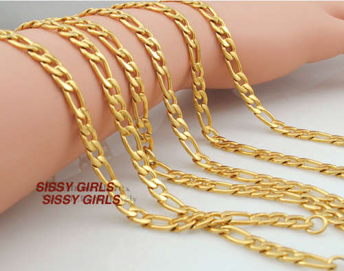 QUALITY Imported 18ct Yellow Gold Filled Imported Unisex Neck Chain
