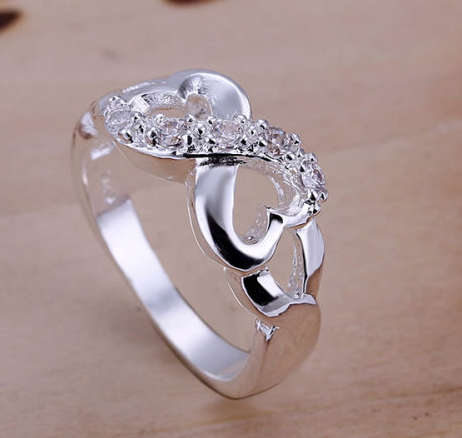 Dainty Yet Sexy 925 Sterling Silver Infinity Ring Imported Filled Jewelry with 925 Marking