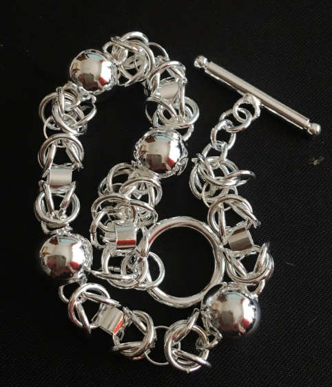 Gorgeous Cr. Moonstone Set in 925 Sterling Silver Ring Imported Filled Jewelry