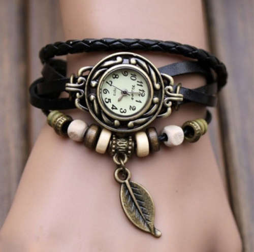 Vintage Wrap Quartz Leather Wrist Watches