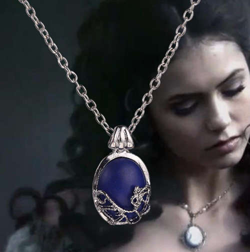 Dazzling Imported  Blue Gemstone Pendant with Matching Neck Chain