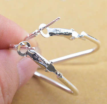 Impressive 925 Sterling Silver Earrings Imported Filled Jewelry