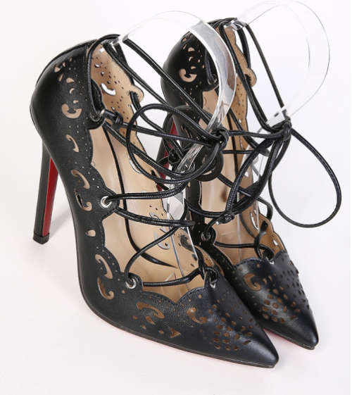 New Arrival Imported Black Lady's  Shoes