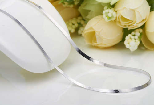 Elegant 925 Sterling Silver Imported Filled Neck Chain