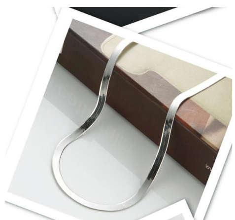 Elegant 925 Sterling Silver Imported Filled Neck Chain