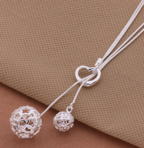 Gorgeous 925 Sterling Silver Imported Charm Pendant Neck Chain with 925 Marking Filled Jewelry