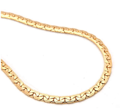 Classy 18ct Yellow Gold Unisex Imported Filled Bracelet