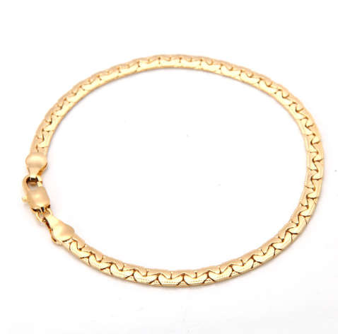Classy 18ct Yellow Gold Unisex Imported Filled Bracelet