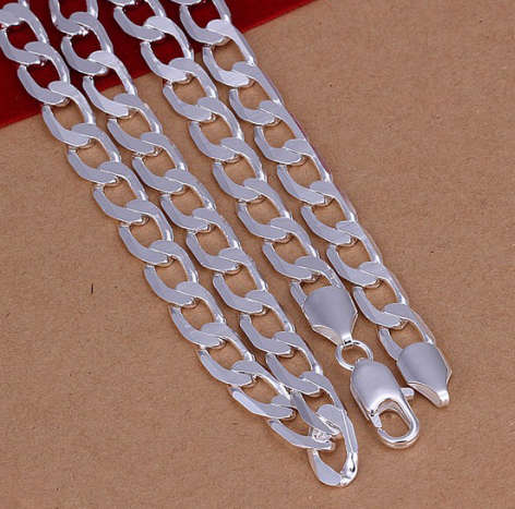 Impressive 925 Sterling Silver Imported Filled Unisex Neck Chain with 925 Marking