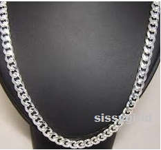 Impressive 925 Sterling Silver Imported Filled Unisex Neck Chain with 925 Marking