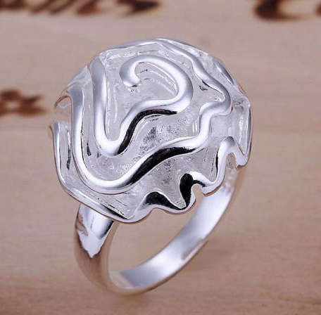 Eye Catching 925 Sterling Silver Rose Ring Imported Filled