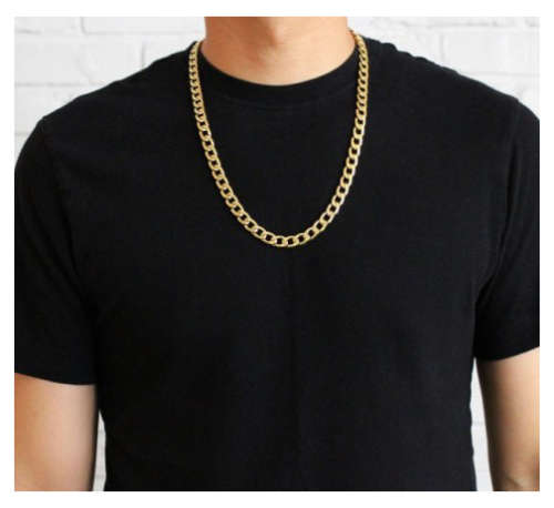 Quality Unisex 8mm 18ct Yellow Gold Filled Imported Neck Chain