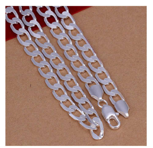 Impressive 925 Sterling Silver Imported Filled Unisex Neck Chain with 925 Marking