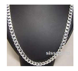 Impressive 925 Sterling Silver Imported Filled Unisex Neck Chain with 925 Marking
