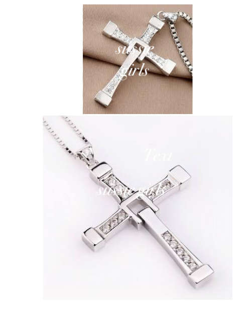 Stylish Stainless Steel Cross Pendant with FREE Matching Neck Chain