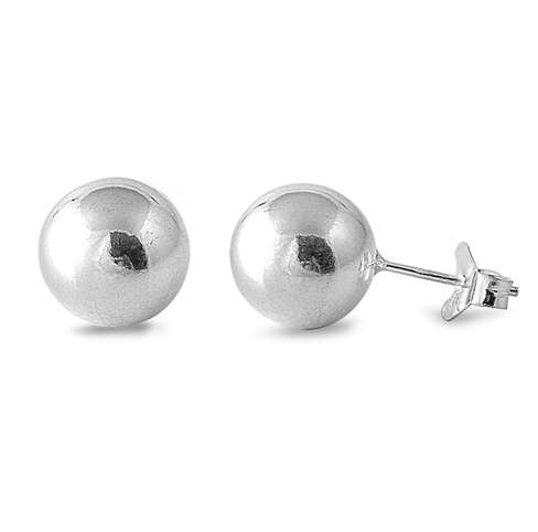 Petite ** Princes ** 8mm  Ball Bead Imported Stud Earrings