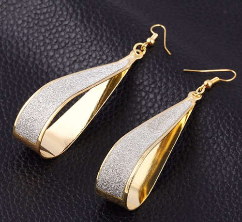 Fantastic 18ct Yellow Rolled Gold Newly Imported Earrings