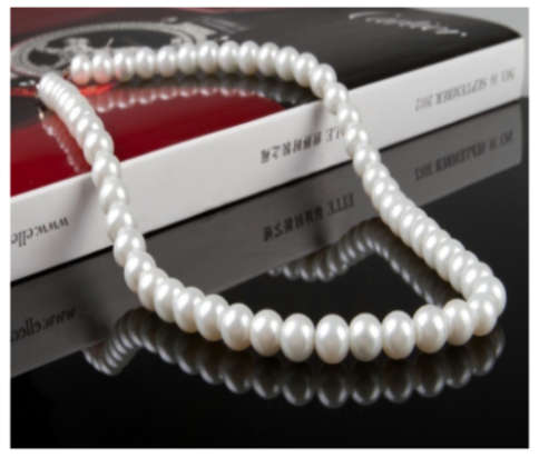 Classy Ileana One Strand Imported Cr.Pearl Neck Chain