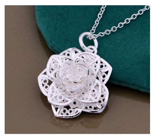 Attractive **SissyGirls** Flower Imported Pendant with Free Matching Neck Chain