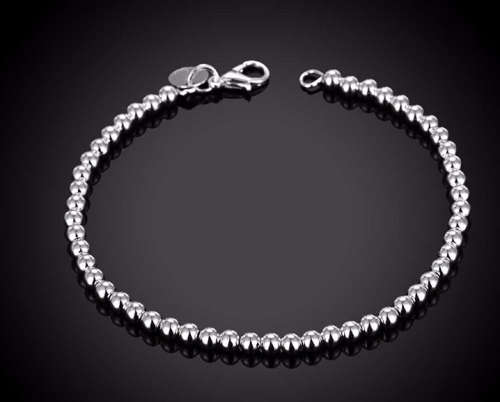 SUPER-B Petite 925 Sterling Silver Imported Filled Pearl Bracelet(local Stock)