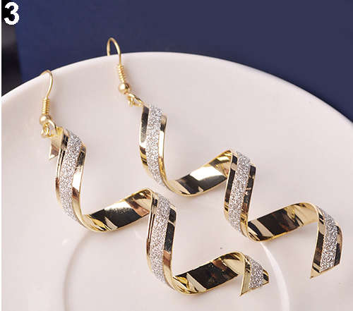 Fantastic 18ct Yellow Rolled Gold Newly Imported Earrings