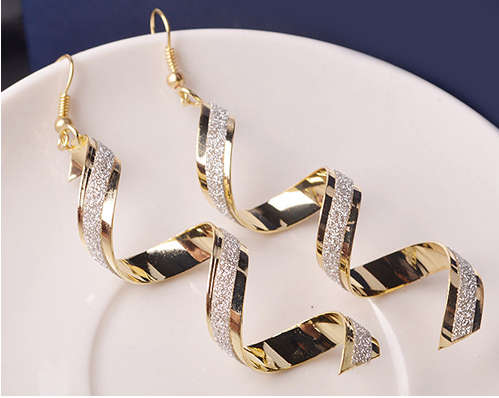 Fantastic  Yellow Gold Newly Imported Filled Earrings