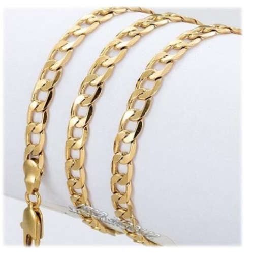 Quality Unisex 8mm 14K Yellow Gold Filled Imported Neck Chain