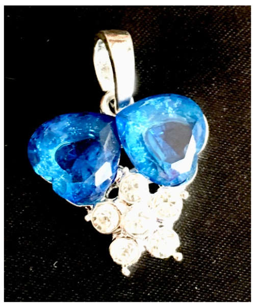 Gorgeous Simulate Blue Sapphire   Imported  Pendant