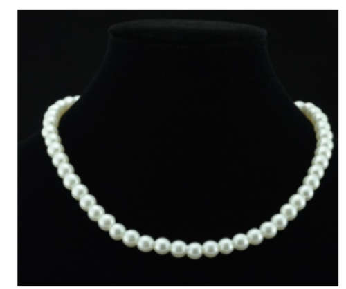 Classy Ileana Simulated One Strand White  Imported  Pearl Neck Chain