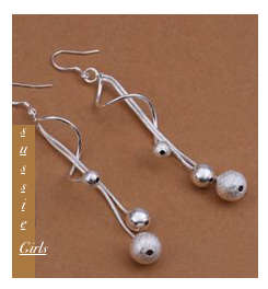 Stylish Imported 925 Sterling Silver Filled Earrings