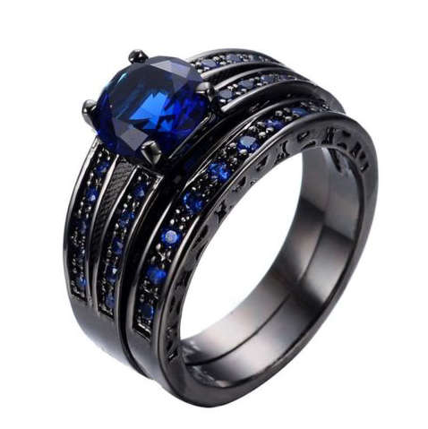 Amazing Cr.Sapphire Set in Wedding & Engagement Imported Ring