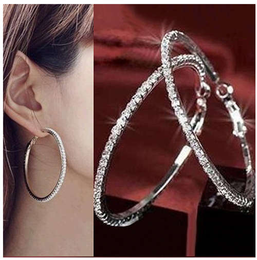 ** Attractive ** Flashing **SissyGirls** Simulated Diamond Imported Earrings